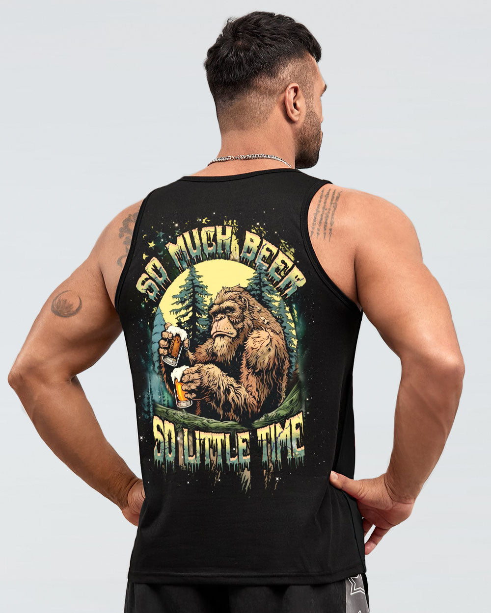 SO MUCH BEER SO LITTLE TIME BIGFOOT ALL OVER PRINT - YHHN2711244