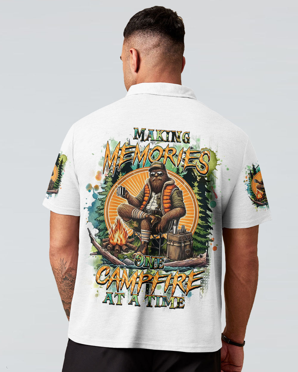MAKING MEMORIES ONE CAMPFIRE AT A TIME BIGFOOT ALL OVER PRINT - YHHN2811242