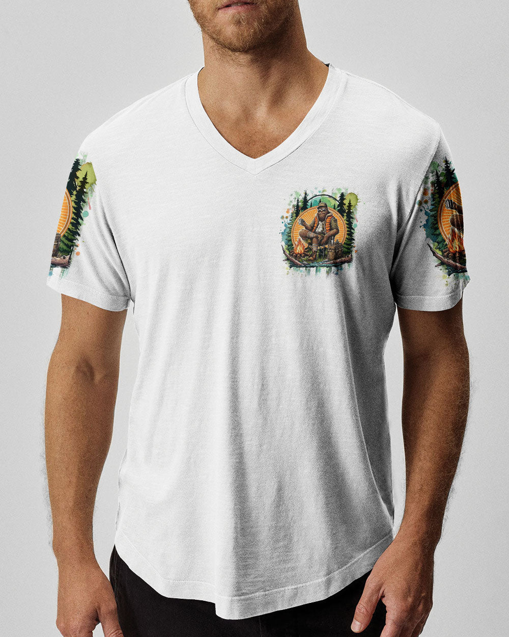 MAKING MEMORIES ONE CAMPFIRE AT A TIME BIGFOOT ALL OVER PRINT - YHHN2811242