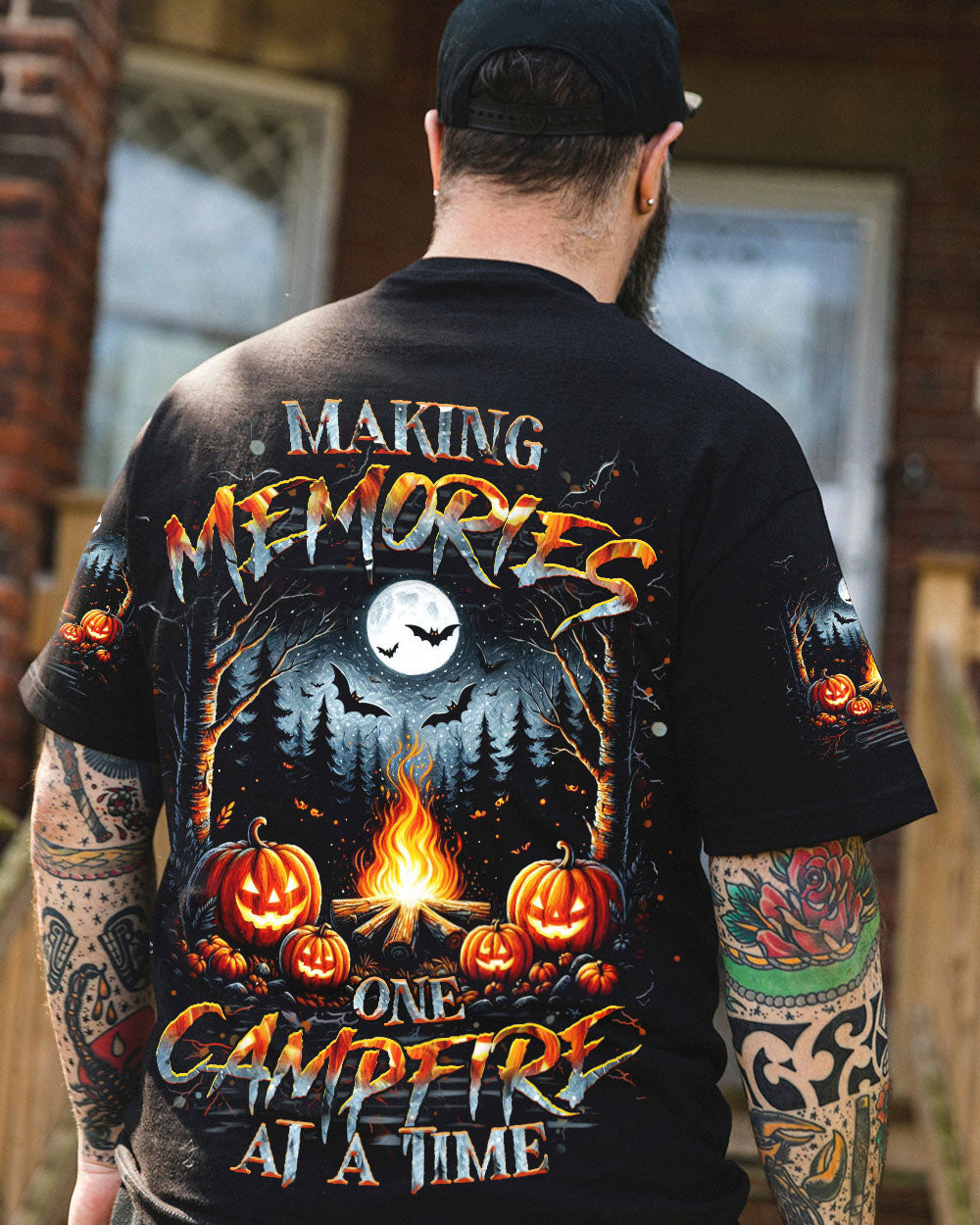 MAKING MEMORIES ONE CAMPFIRE AT A TIME HALLOWEEN ALL OVER PRINT - YHHN2908243