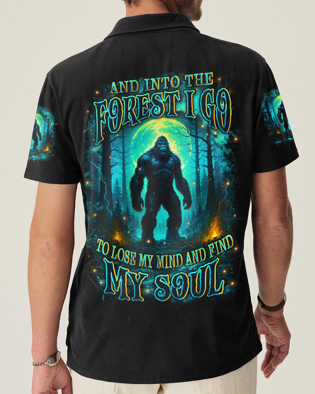 AND INTO THE FOREST I GO BIGFOOT ALL OVER PRINT - YHHN2910254
