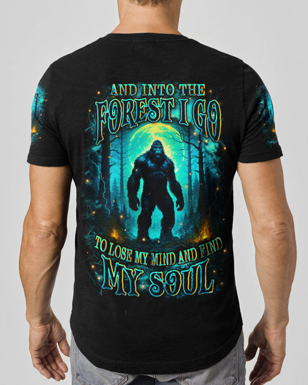 AND INTO THE FOREST I GO BIGFOOT ALL OVER PRINT - YHHN2910254