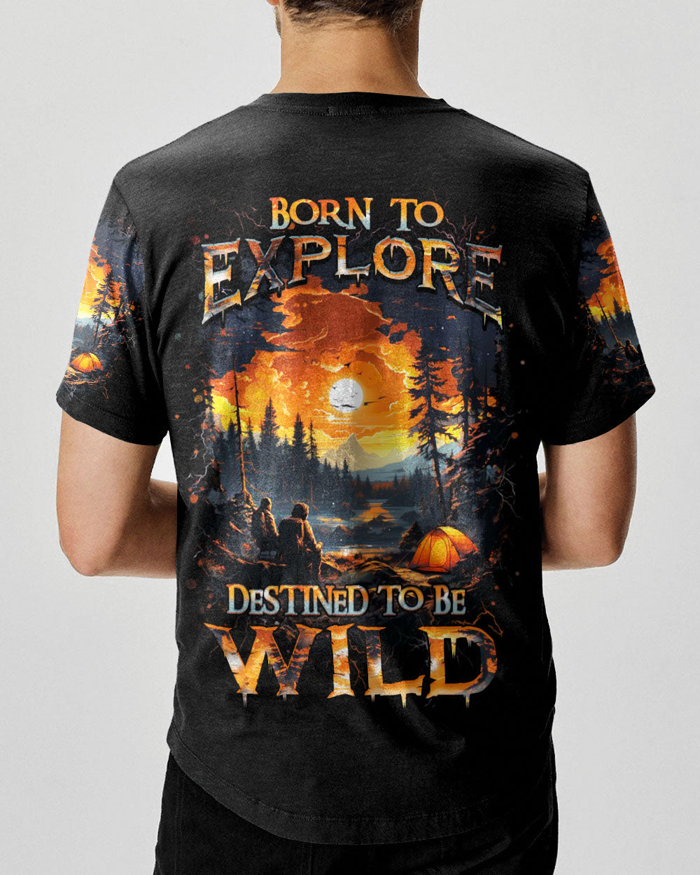 BORN TO EXPLORE DESTINED TO BE WILD ALL OVER PRINT - YHHN3008242