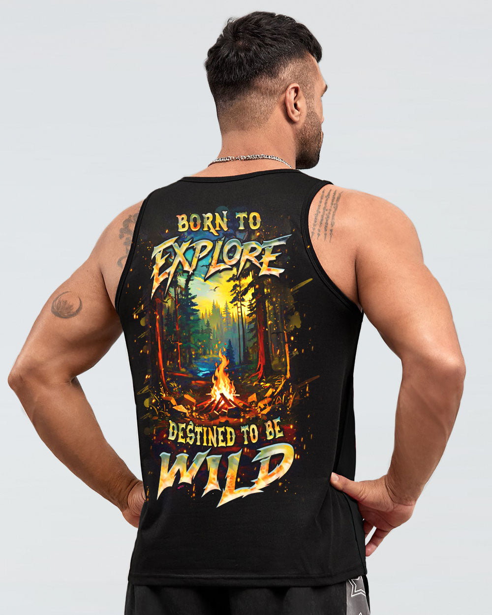 BORN TO EXPLORE DESTINED TO BE WILD ALL OVER PRINT - YHHN3009243