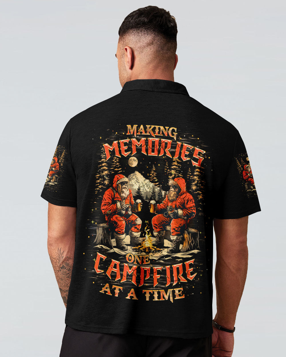 MAKING MEMORIES ONE CAMPFIRE AT A TIME BIGFOOT ALL OVER PRINT - YHHN3010241