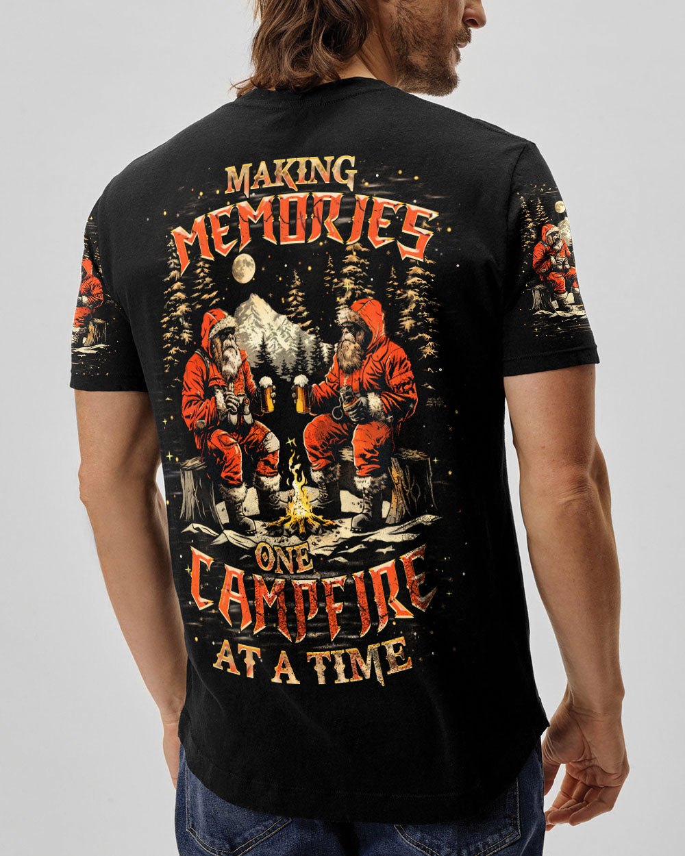 MAKING MEMORIES ONE CAMPFIRE AT A TIME BIGFOOT ALL OVER PRINT - YHHN3010241