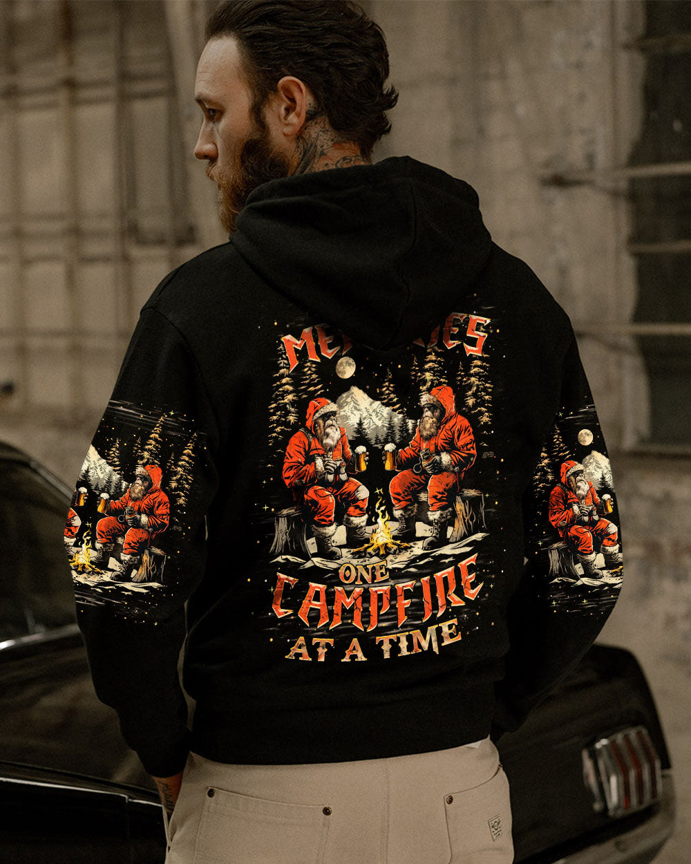 MAKING MEMORIES ONE CAMPFIRE AT A TIME BIGFOOT ALL OVER PRINT - YHHN3010241