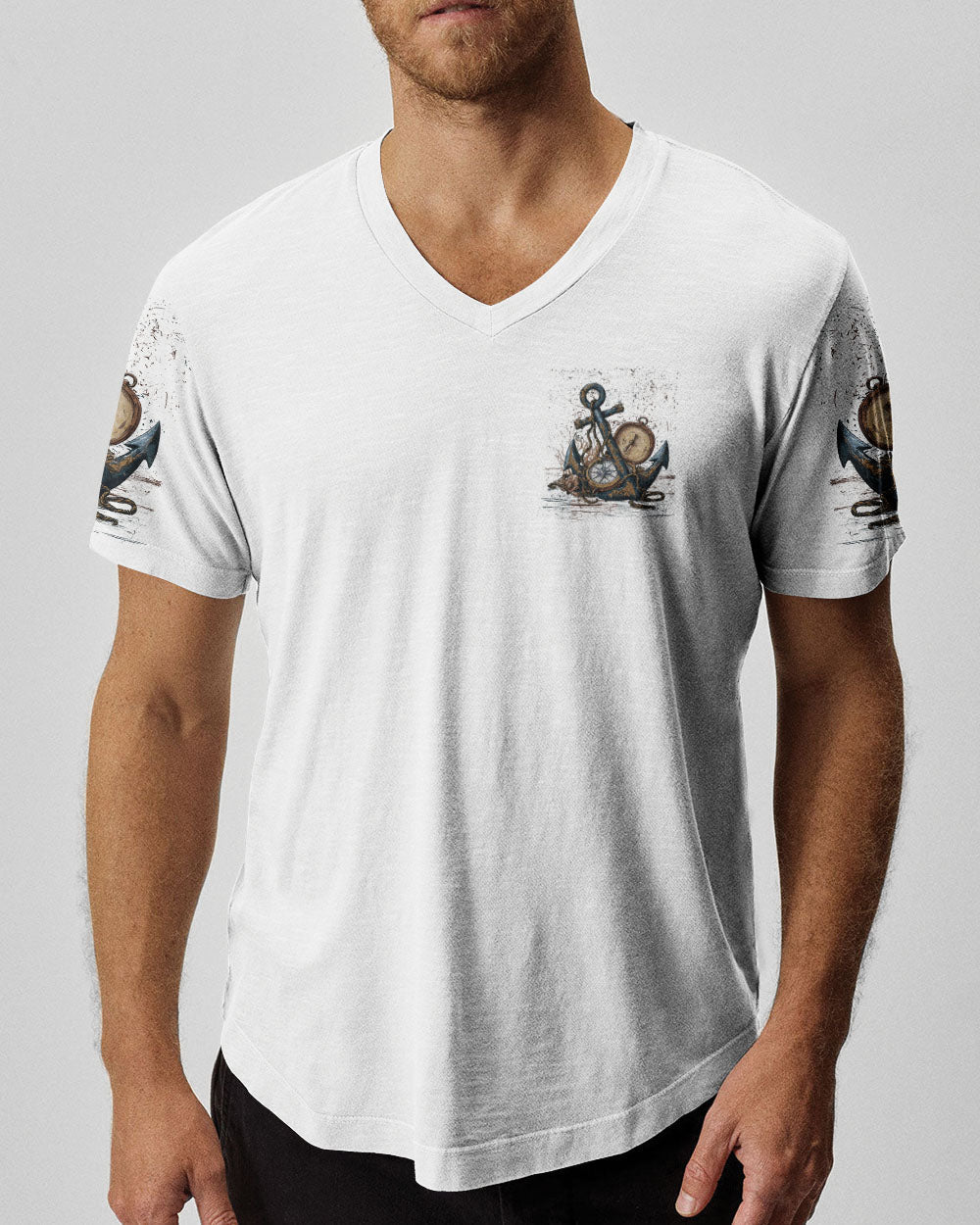 NOT ALL WHO WANDER ARE LOST ANCHOR COMPASS ALL OVER PRINT - YHLN0204251