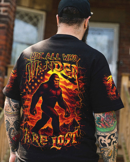 NOT ALL WHO WANDER ARE LOST BIGFOOT ALL OVER PRINT - YHLN0206254