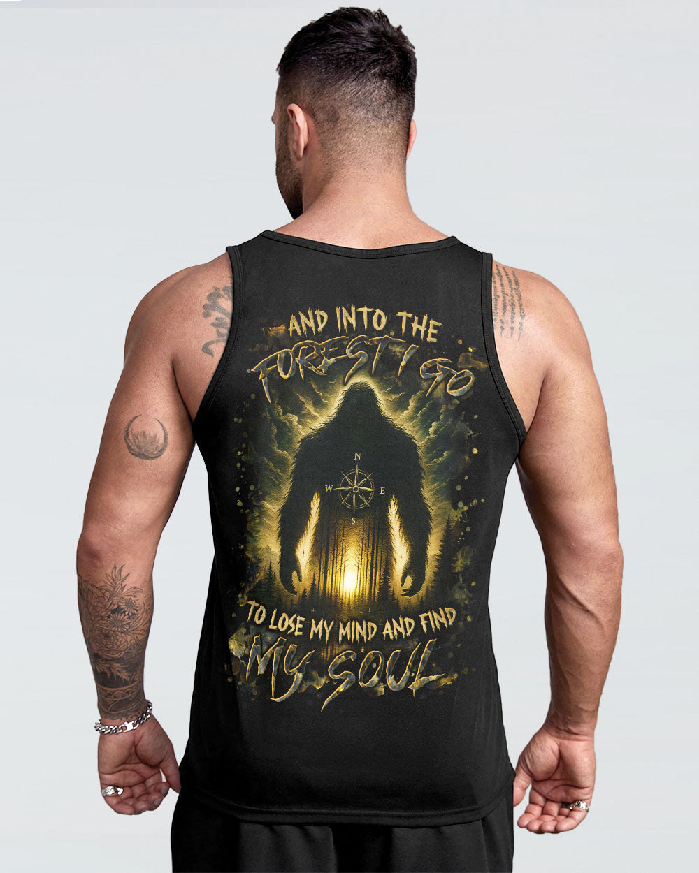 AND INTO THE FOREST I GO BIGFOOT ALL OVER PRINT - YHLN0207253
