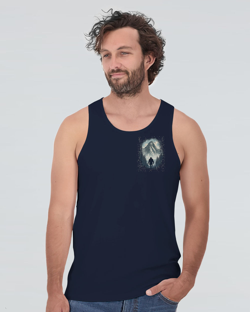 AND INTO THE FOREST I GO BIGFOOT ALL OVER PRINT - YHLN0212251