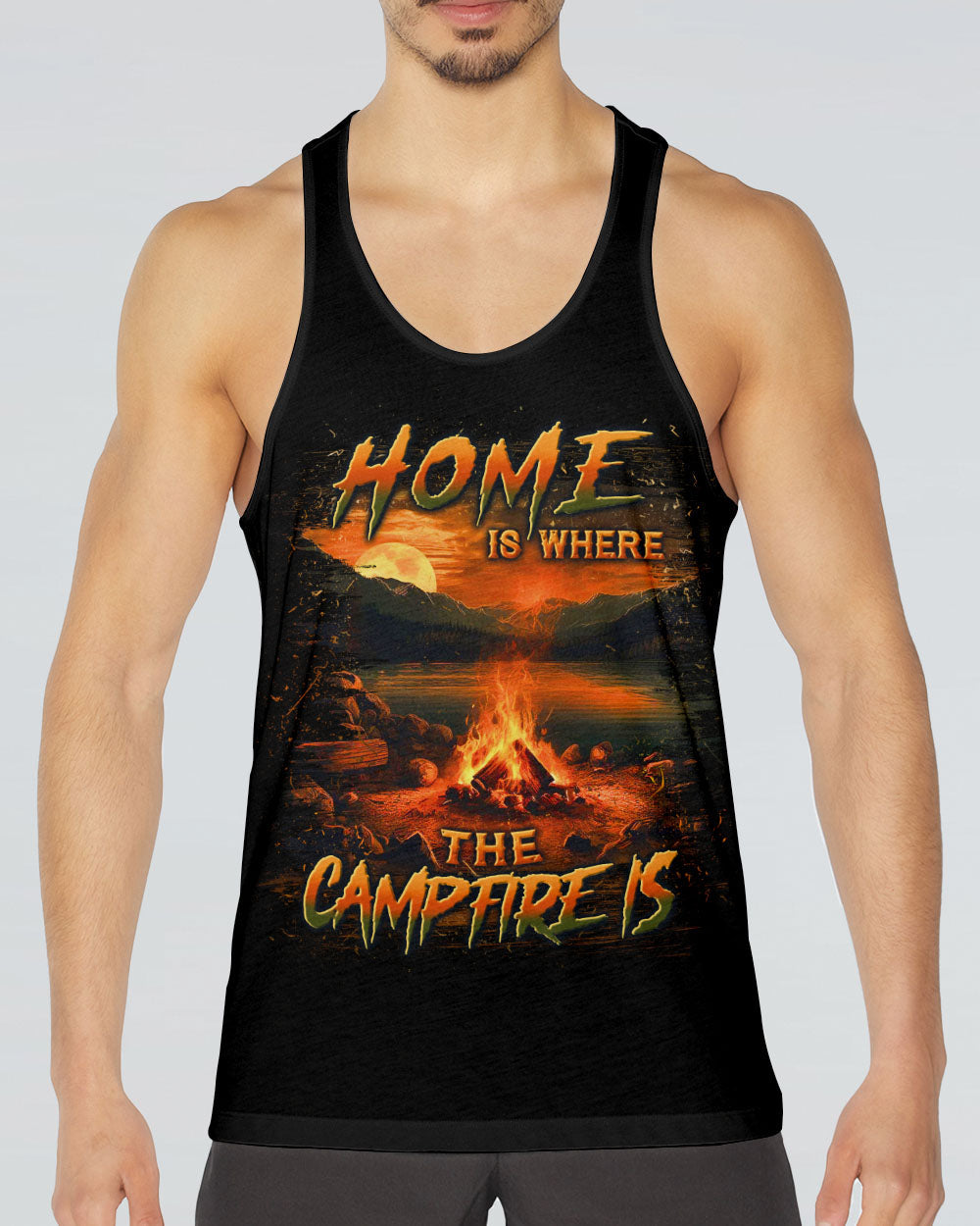 HOME IS WHERE THE CAMPFIRE IS ALL OVER PRINT - YHLN0403254