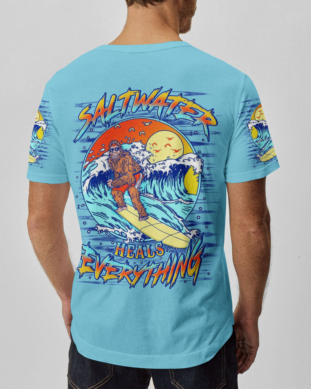 SALTWATER HEALS EVERYTHING BIGFOOT ALL OVER PRINT - YHLN0407254