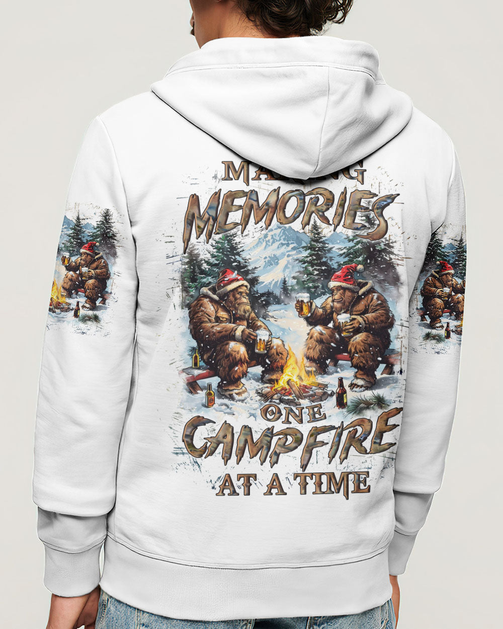 MAKING MEMORIES ONE CAMPFIRE AT A TIME CHRISTMAS ALL OVER PRINT - YHLN0410241