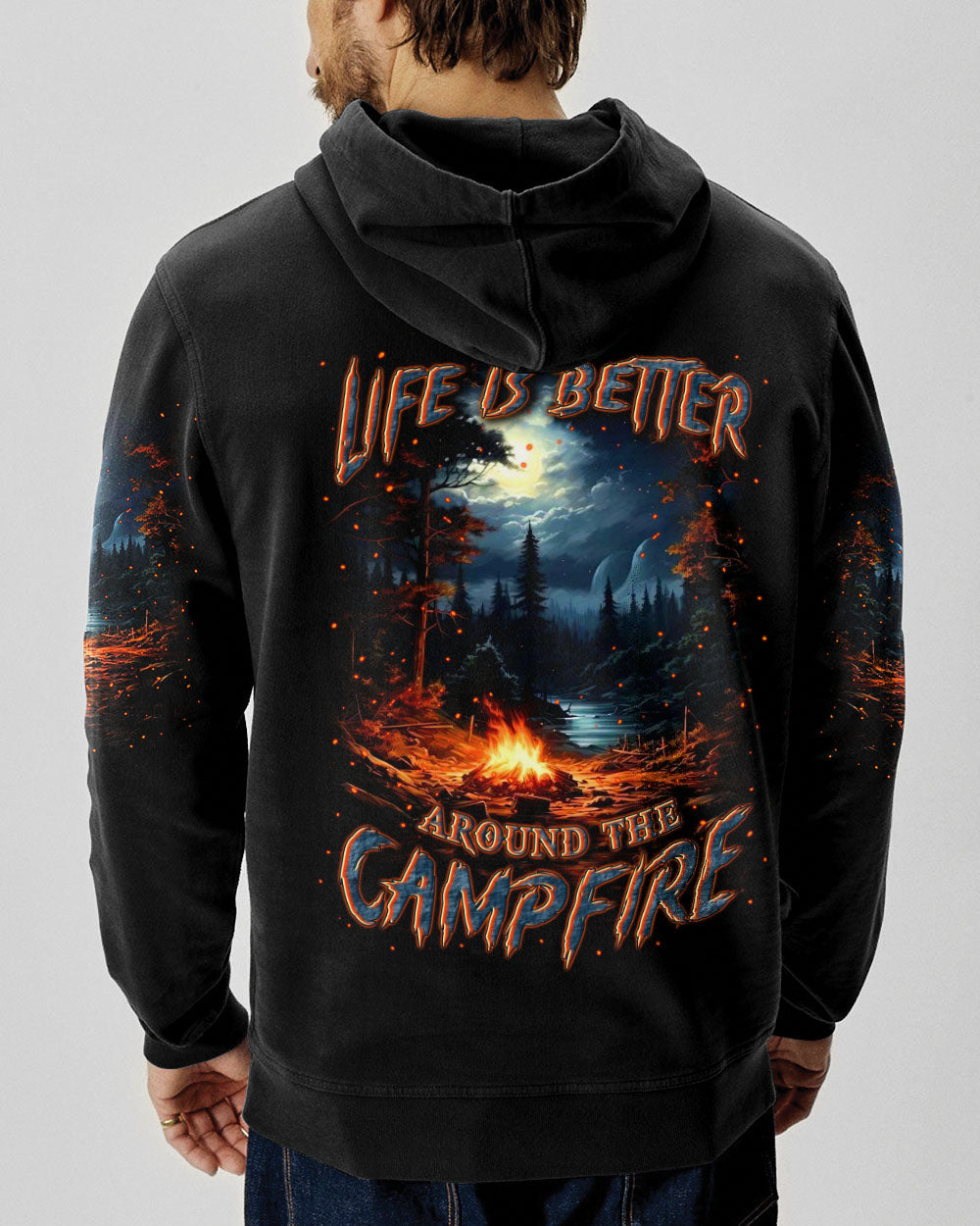 LIFE IS BETTER AROUND THE CAMPFIRE ALL OVER PRINT - YHLN0609243