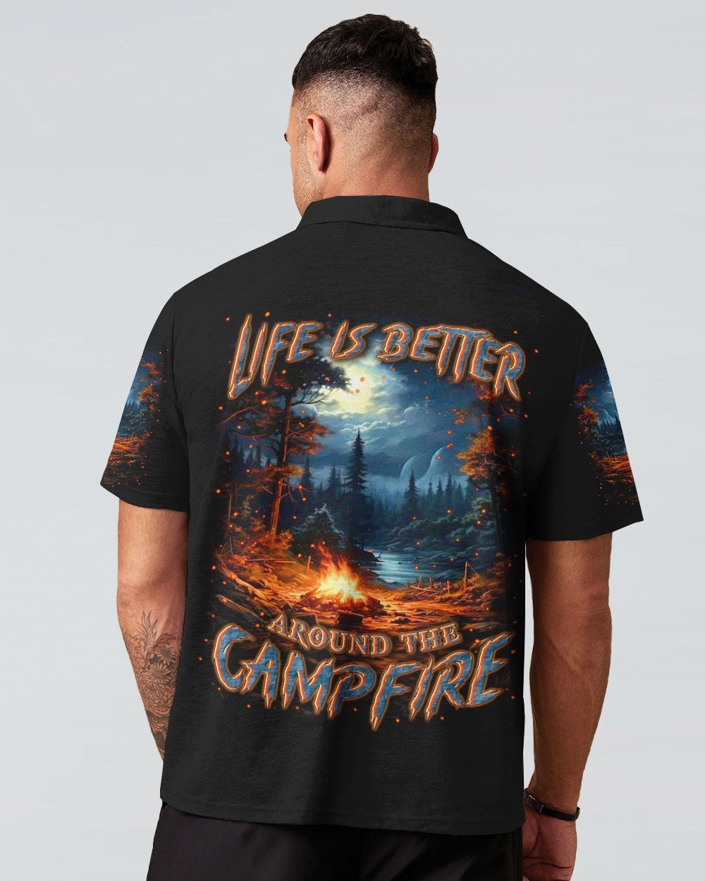 LIFE IS BETTER AROUND THE CAMPFIRE ALL OVER PRINT - YHLN0609243