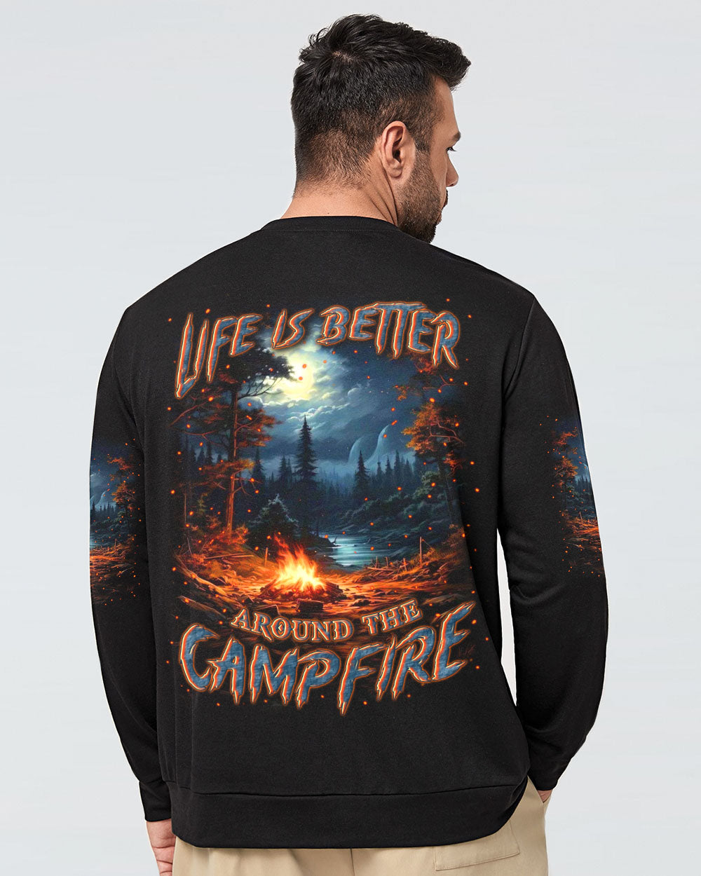 LIFE IS BETTER AROUND THE CAMPFIRE ALL OVER PRINT - YHLN0609243