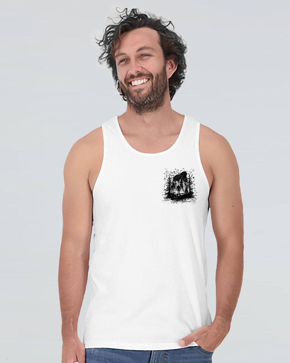 AND INTO THE FOREST I GO BIGFOOT ALL OVER PRINT - YHLN0702254
