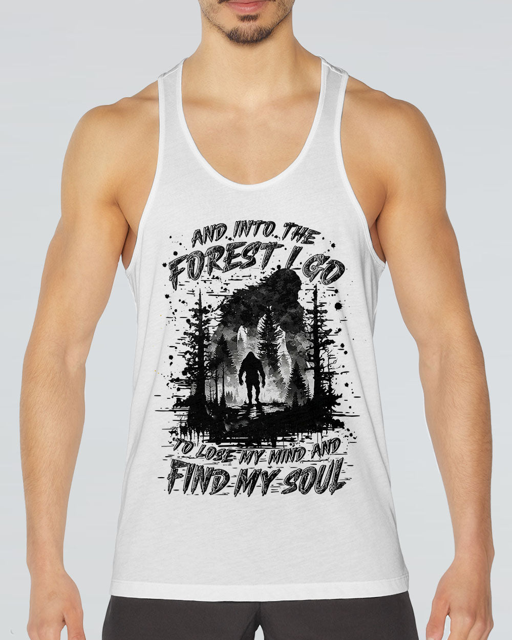 AND INTO THE FOREST I GO BIGFOOT ALL OVER PRINT - YHLN0702254