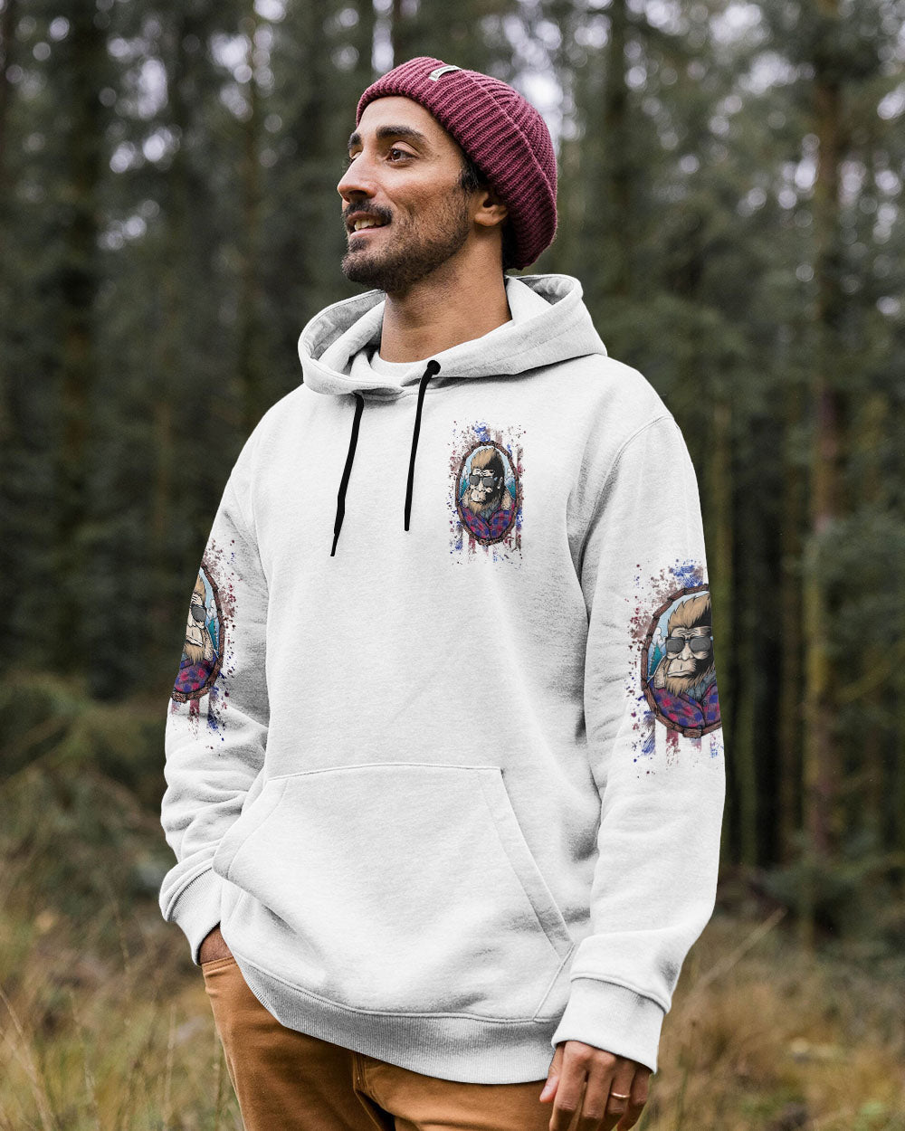 ALWAYS BE YOURSELF UNLESS YOU CAN BE A BIGFOOT ALL OVER PRINT - YHLN0703252