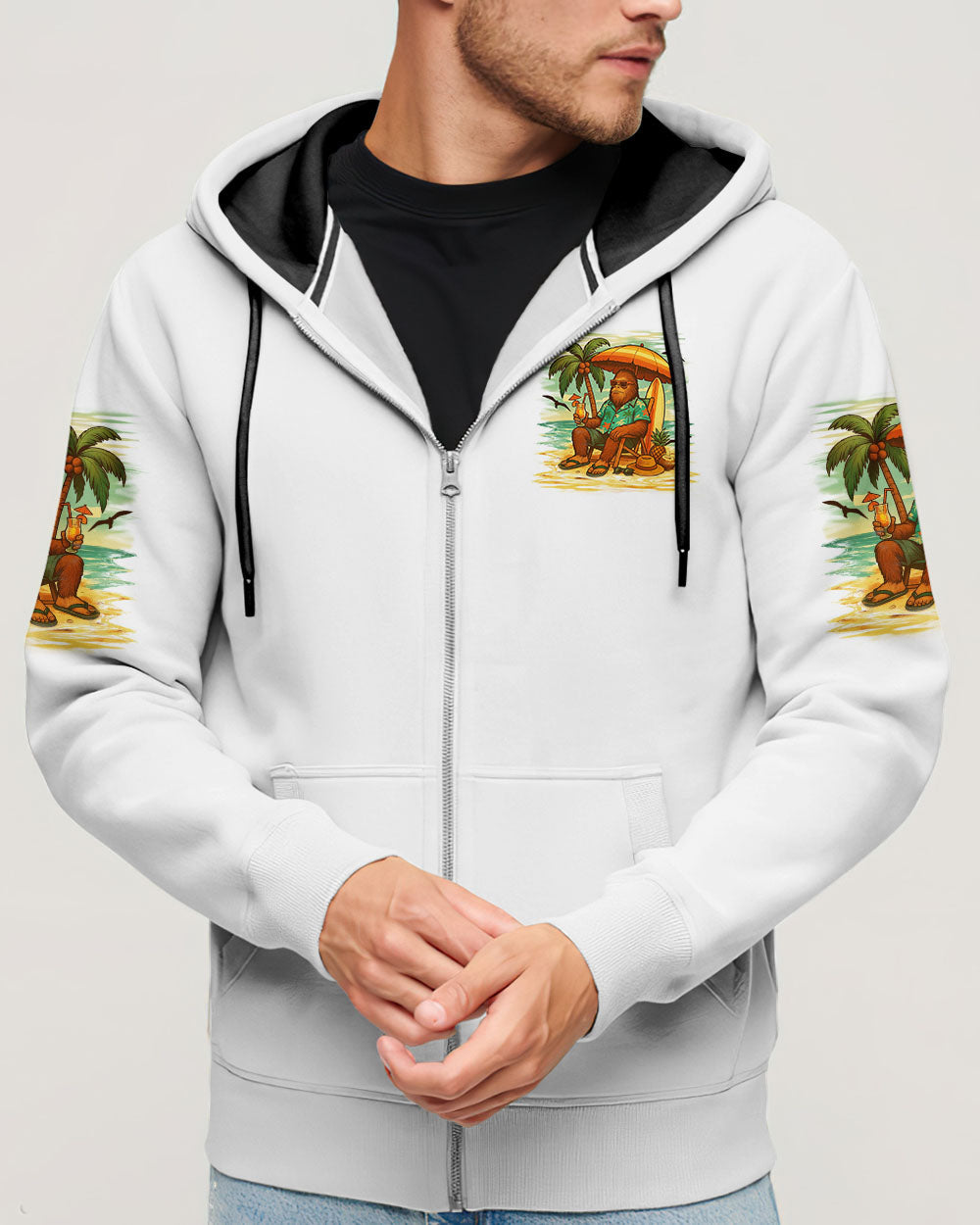 IT'S 5 O'CLOCK SOMEWHERE BIGFOOT ALL OVER PRINT - YHLN0707252