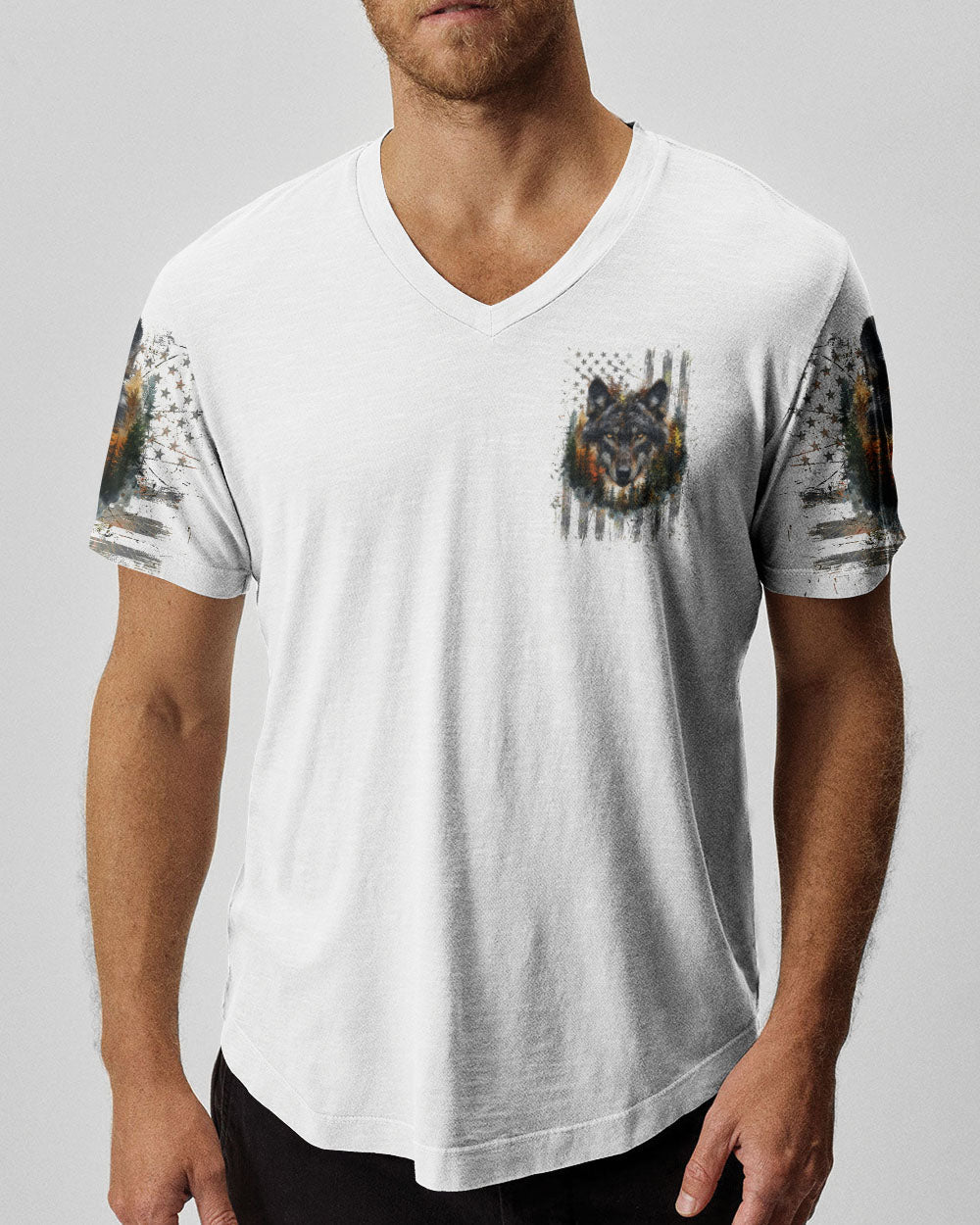 THE CLOSER I GET TO NATURE WOLF ALL OVER PRINT - YHLN0910251