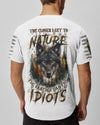THE CLOSER I GET TO NATURE WOLF ALL OVER PRINT - YHLN0910251