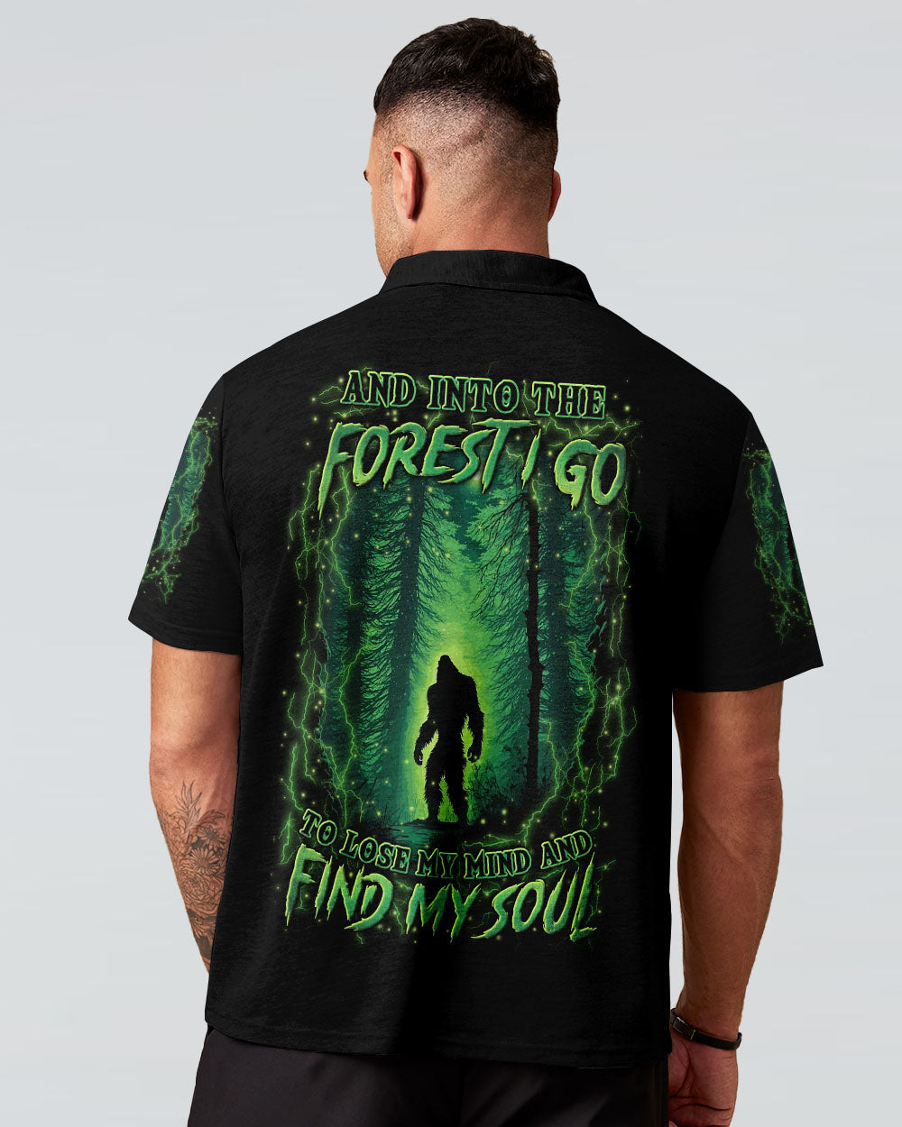 AND INTO THE FOREST I GO BIGFOOT ALL OVER PRINT - YHLN1001254