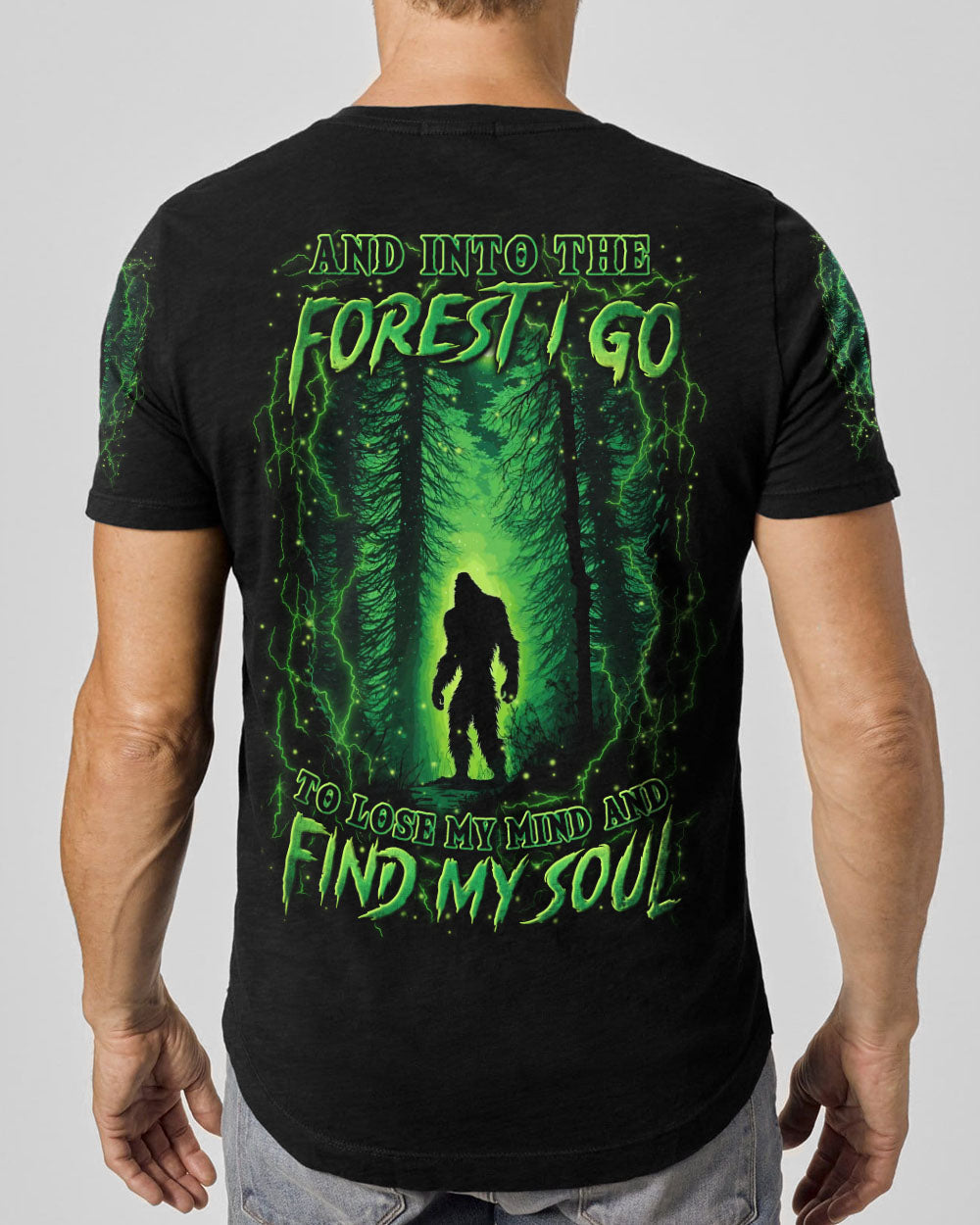 AND INTO THE FOREST I GO BIGFOOT ALL OVER PRINT - YHLN1001254