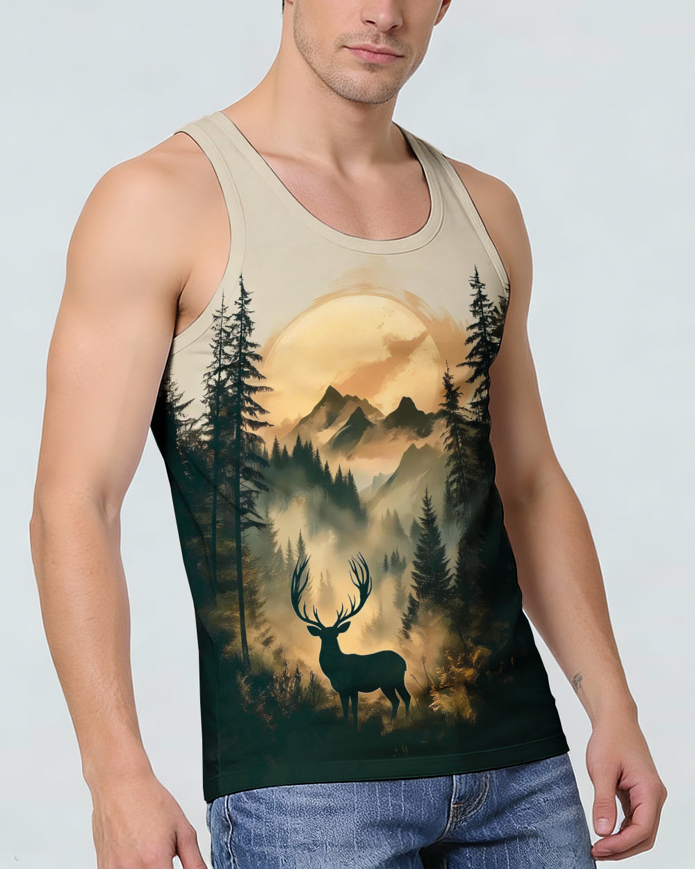DEER FOREST ALL OVER PRINT - YHLN1012252