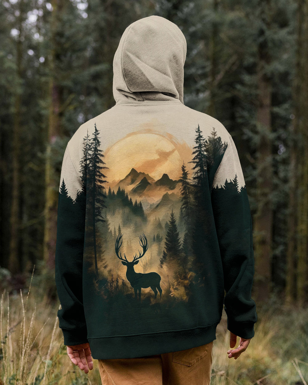 DEER FOREST ALL OVER PRINT - YHLN1012252