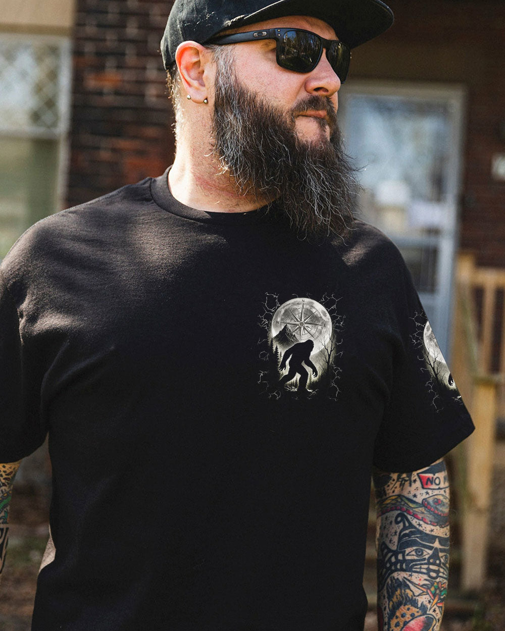 NOT ALL WHO WANDER ARE LOST BIGFOOT ALL OVER PRINT - YHLN1205251