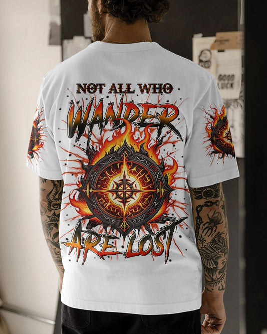 NOT ALL WHO WANDER ARE LOST COMPASS FIRE ALL OVER PRINT - YHLN1403254