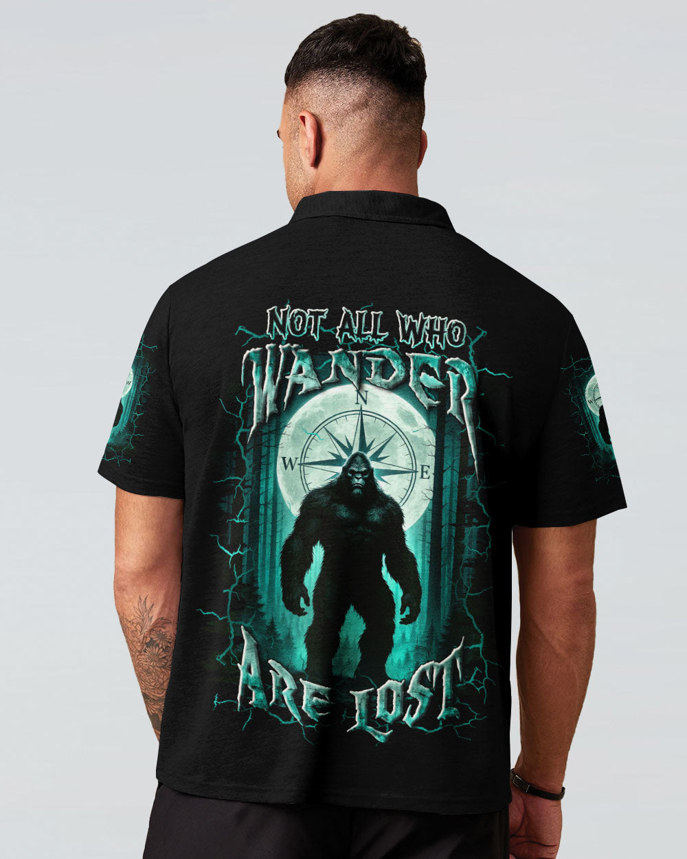 NOT ALL WHO WANDER ARE LOST BIGFOOT ALL OVER PRINT - YHLN1605252