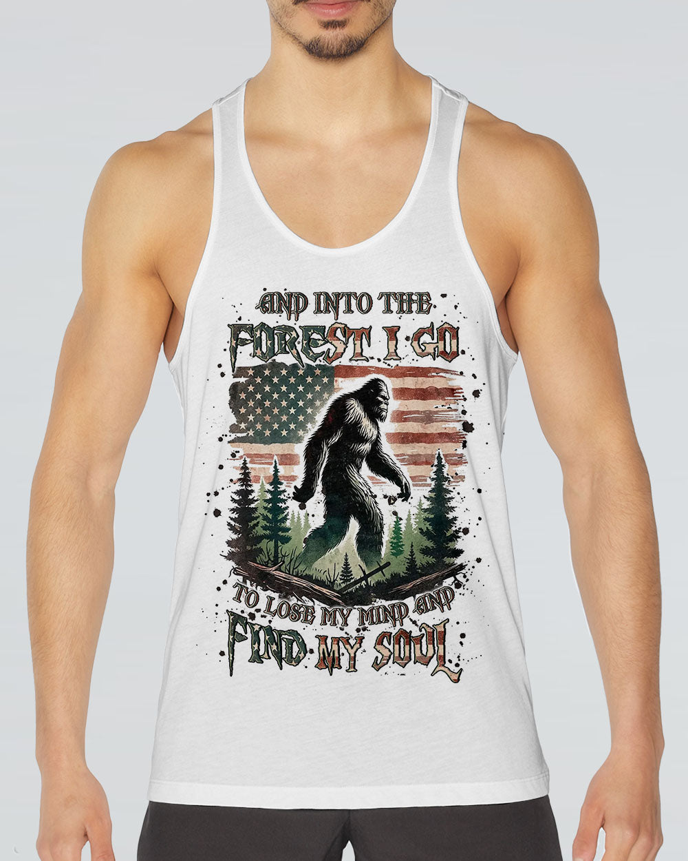AND INTO THE FOREST I GO BIGFOOT ALL OVER PRINT - YHLN1704253