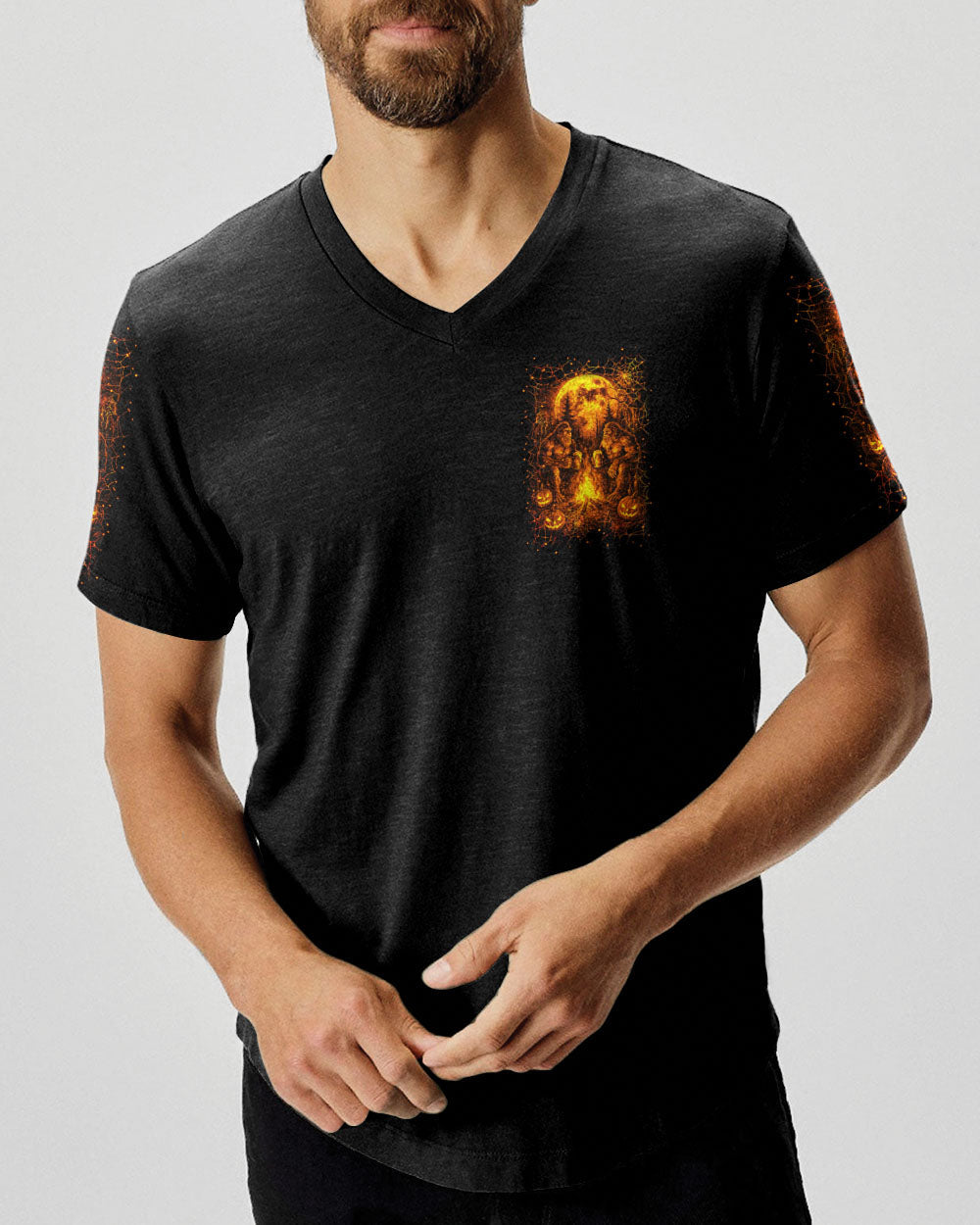 MAKING MEMORIES ONE CAMPFIRE AT A TIME BIGFOOT HALLOWEEN ALL OVER PRINT - YHLN1807254