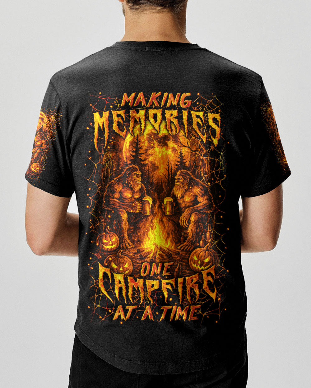 MAKING MEMORIES ONE CAMPFIRE AT A TIME BIGFOOT HALLOWEEN ALL OVER PRINT - YHLN1807254