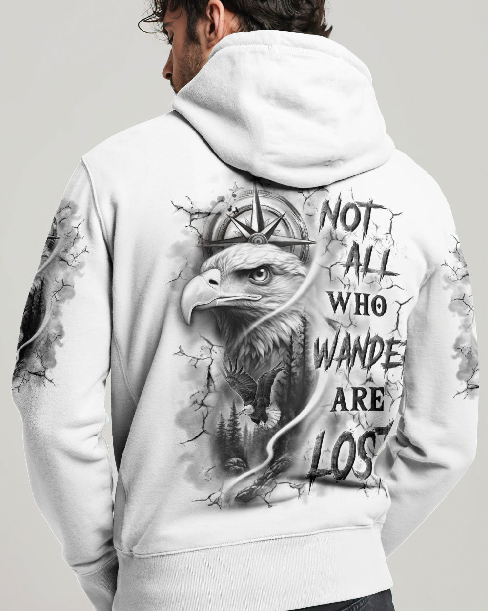 NOT ALL WHO WANDER ARE LOST COMPASS ALL OVER PRINT - YHLN1904253