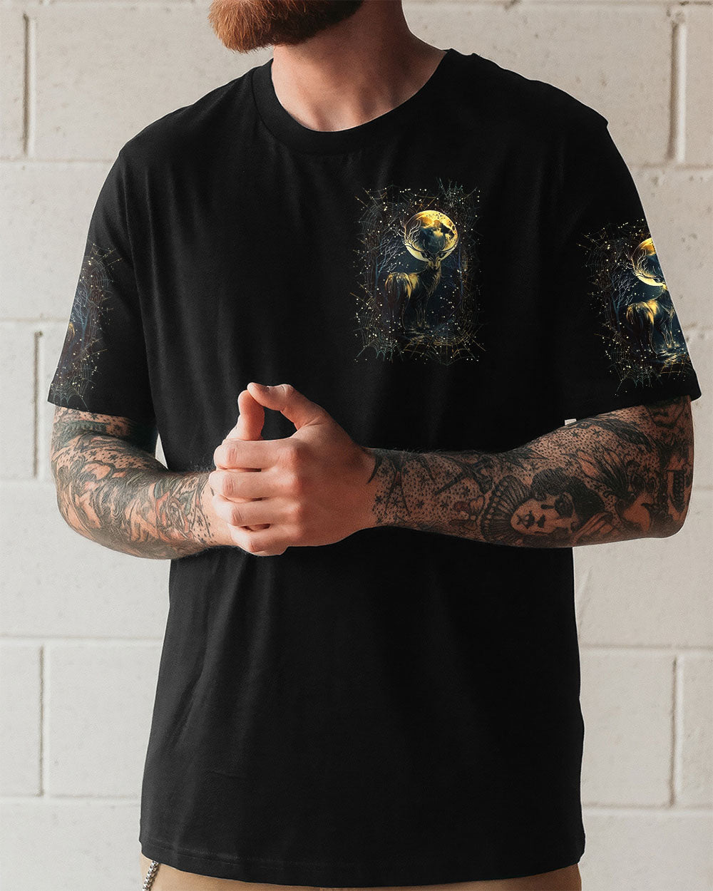 HELLO DARKNESS MY OLD FRIEND DEER ALL OVER PRINT - YHLN1909254
