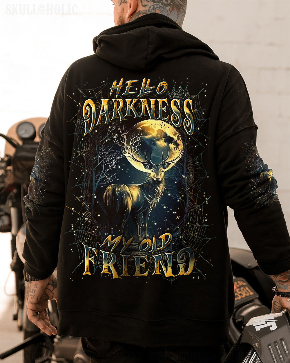 HELLO DARKNESS MY OLD FRIEND DEER ALL OVER PRINT - YHLN1909254
