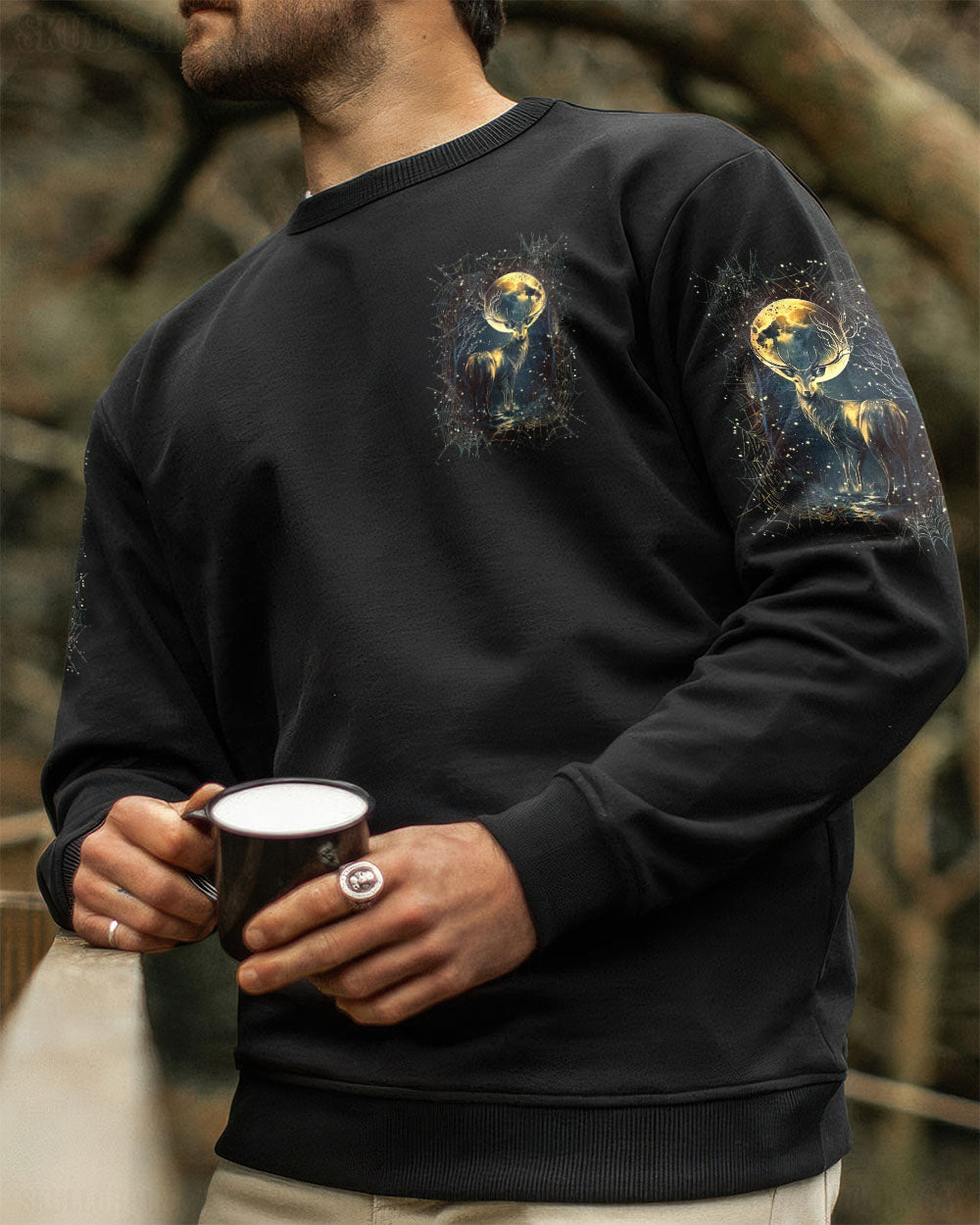 HELLO DARKNESS MY OLD FRIEND DEER ALL OVER PRINT - YHLN1909254
