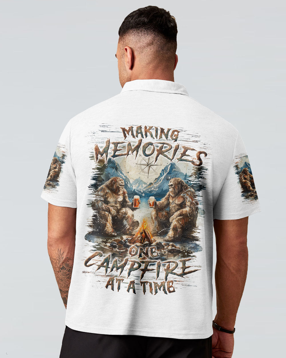  MAKING MEMORIES ONE CAMPFIRE AT A TIME BIGFOOT ALL OVER PRINT - YHLN1912241