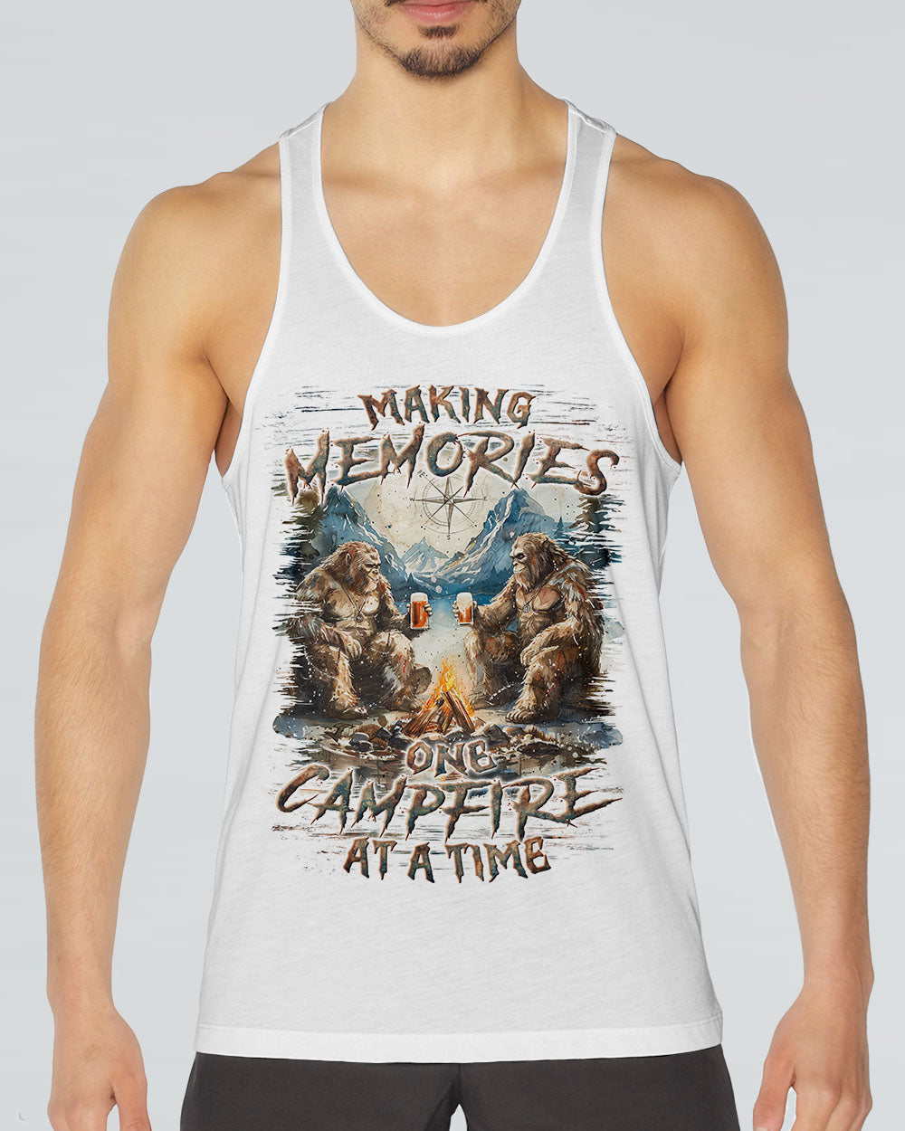  MAKING MEMORIES ONE CAMPFIRE AT A TIME BIGFOOT ALL OVER PRINT - YHLN1912241