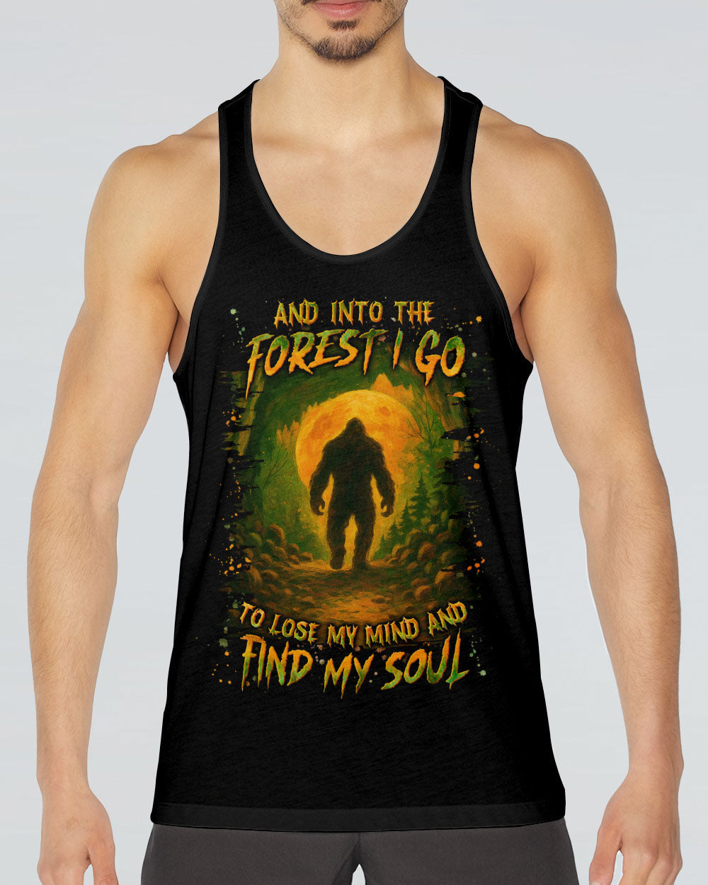 AND INTO THE FOREST I GO BIGFOOT ALL OVER PRINT - YHLN2006253