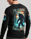 I'M HIDING FROM STUPID PEOPLE BIGFOOT ALL OVER PRINT - YHLN2010253