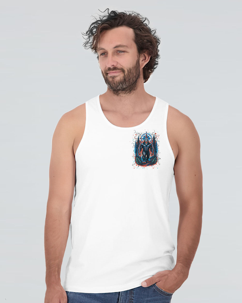 NOT ALL WHO WANDER ARE LOST BIGFOOT ALL OVER PRINT - YHLN2105253