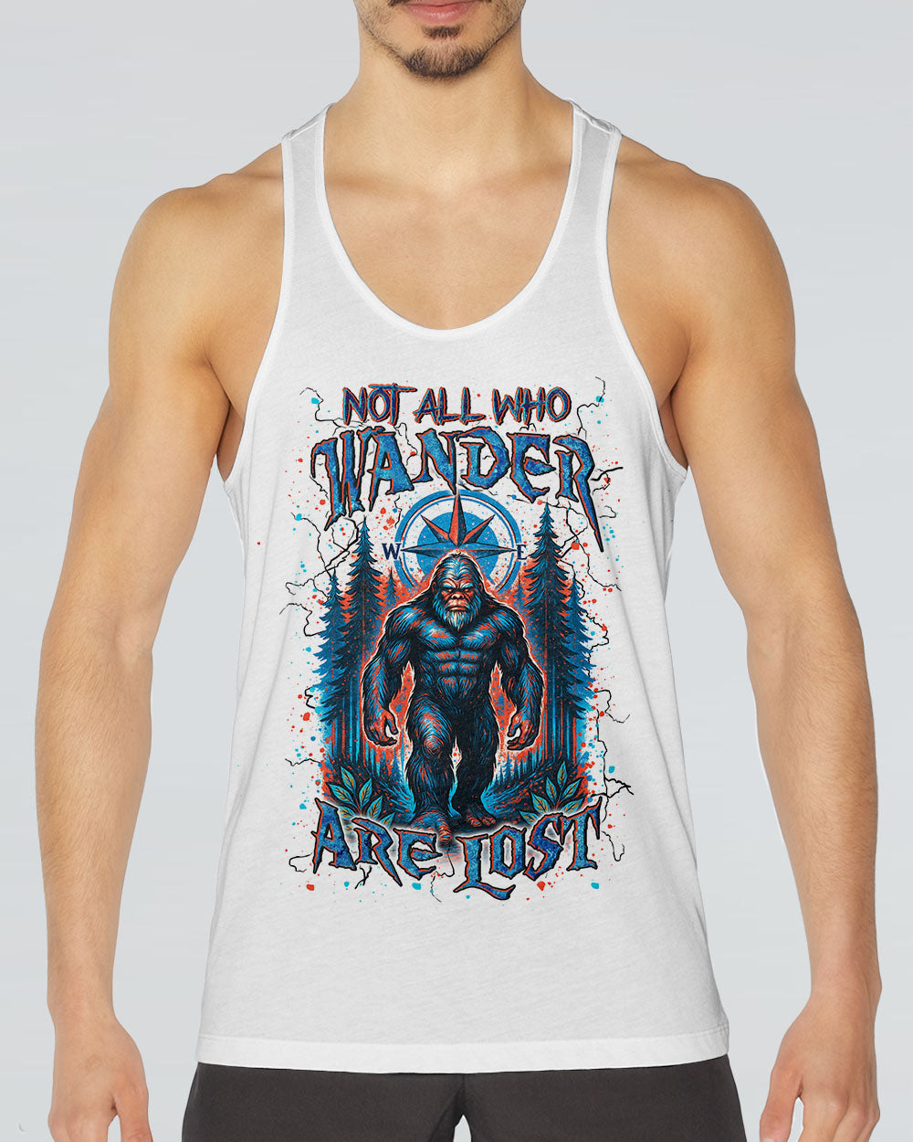 NOT ALL WHO WANDER ARE LOST BIGFOOT ALL OVER PRINT - YHLN2105253