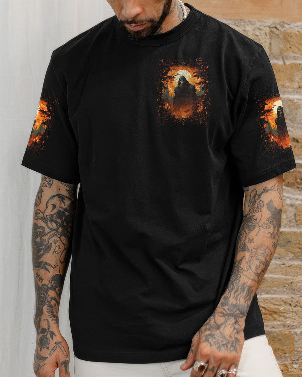 HELLO DARKNESS MY OLD FRIEND BIGFOOT ALL OVER PRINT - YHLN2210253