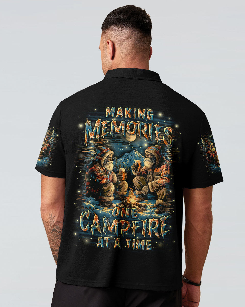 MAKING MEMORIES ONE CAMPFIRE AT A TIME BIGFOOT ALL OVER PRINT - YHLN2410241