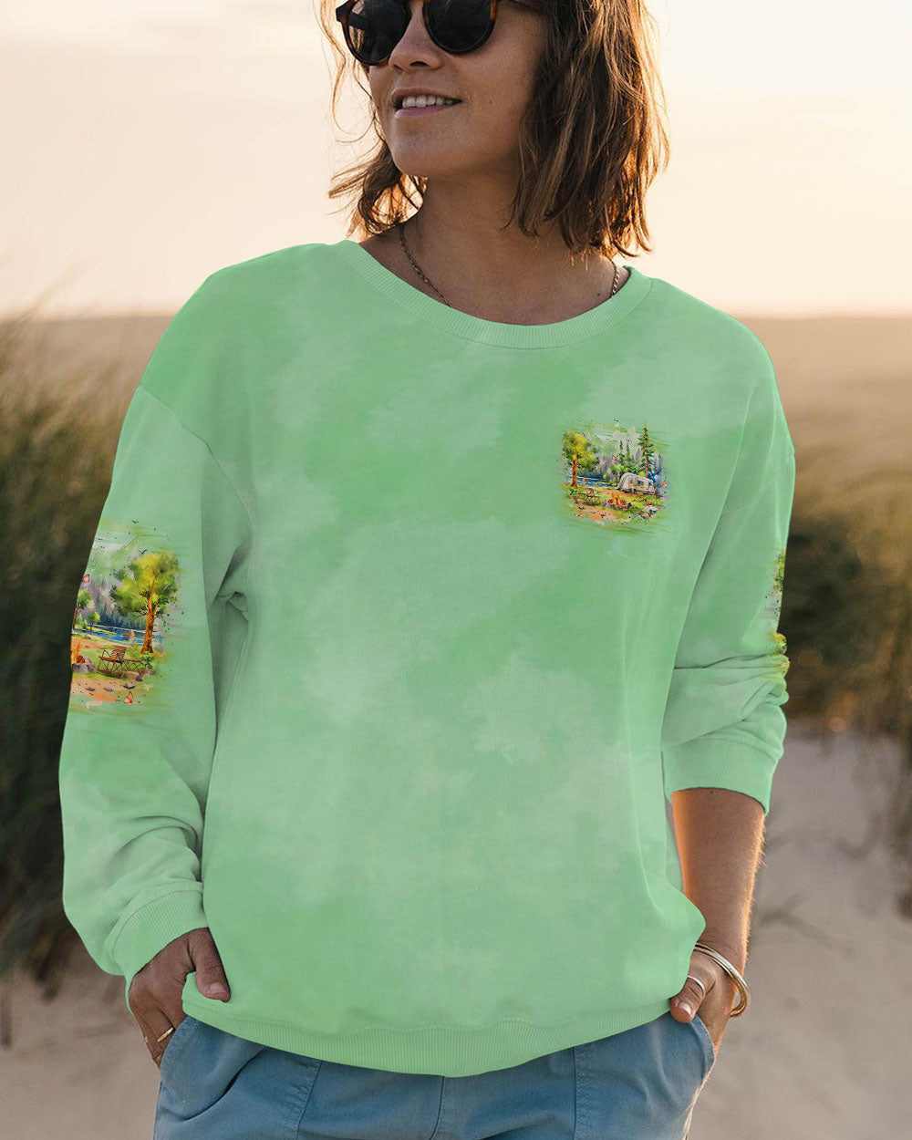 MAKING MEMORIES ONE CAMPFIRE AT A TIME ALL OVER PRINT - YHLT0208241
